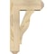 Ekena Millwork Funston Craftsman Rough Sawn Bracket w/ Offset Brace, Douglas Fir, 6"W x 14"D x 22"H BKT0604X14X22FST04RDF - alternate 2